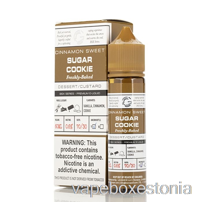 Vape Box Estonia Suhkruküpsised - Bsx Series - 60ml 6mg